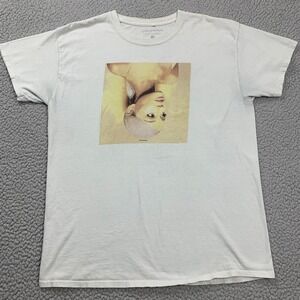Ariana Grande T-Shirt Unisex Large White‎ Sweetener 2018 Tour Graphic Cotton Tee